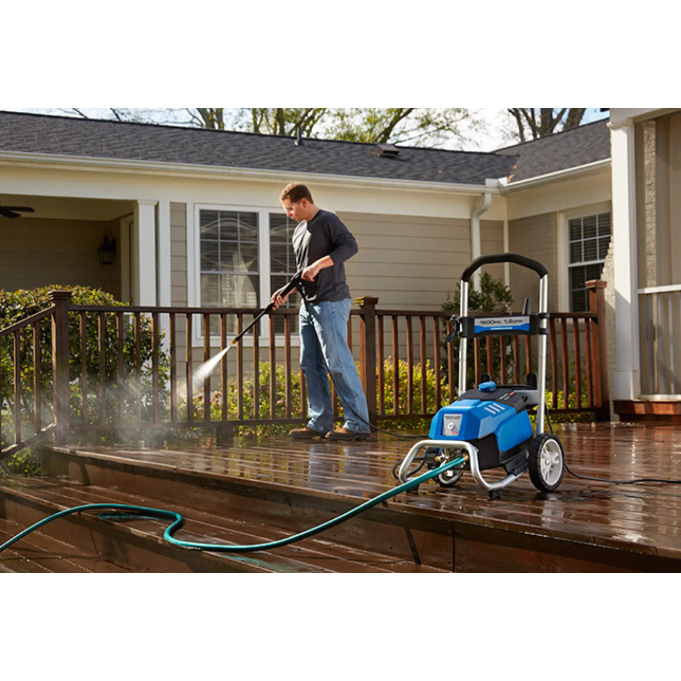 1,900 PSI Electric Pressure Washer by Power Stroke