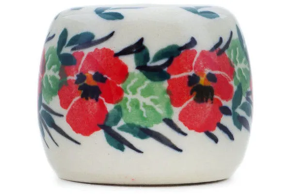 2" Toothbrush Holder - Red Pansy