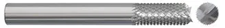 784-001050: 1/4 in. Dia., 3/4 in. Length Of Cut, 2 in. Overall Length Carbide Router Mill; Diamond Cut, Style F- Fish Tail End, BRIGHT, USA