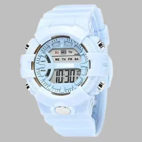 Acnos Attractive unisex stylish Digital Watch multifunction sockproof Skyblue