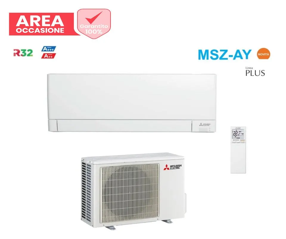 AREA OCCASIONI Climatizzatore Condizionatore Mitsubishi Electric Inverter Linea Plus serie MSZ-AY / AP 12000 Btu MSZ-AY35VGKP   MUZ-AP35VG R-32 Wi-Fi Integrato