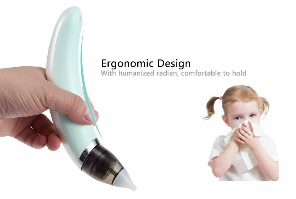 Baby Nose Cleaner - USB Rechargeable Electric Nasal Aspirator