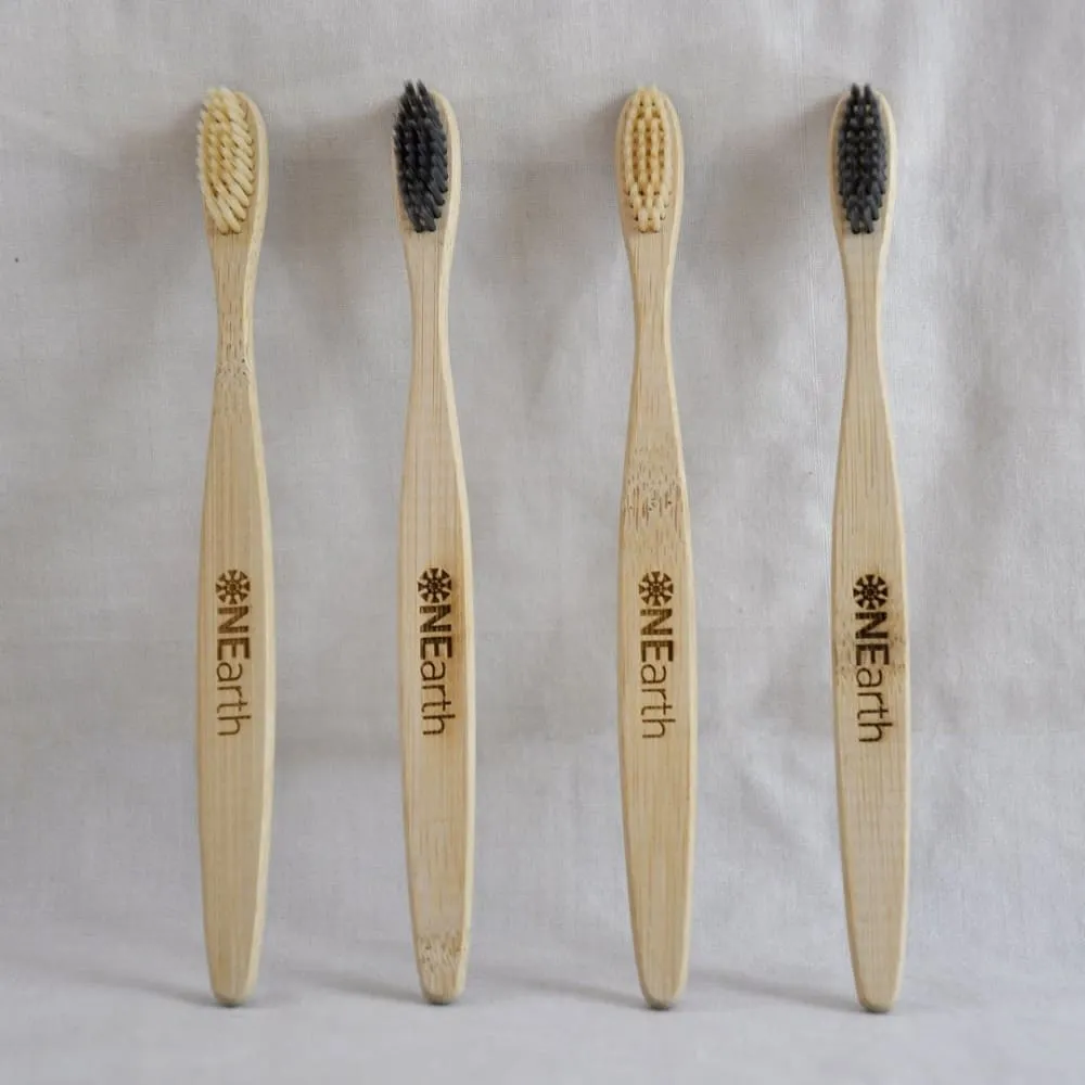 Bamboo Toothbrush - Pack of 4