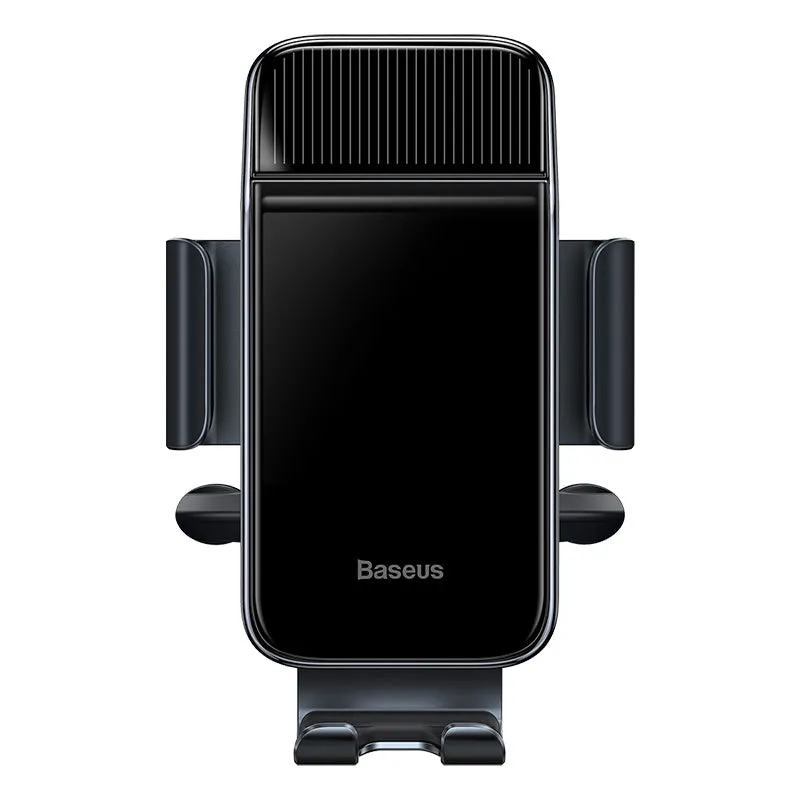 Baseus Smart Solar Power Wireless  Car Mount Electric Holder For Air Vent Black (SUZG000001)