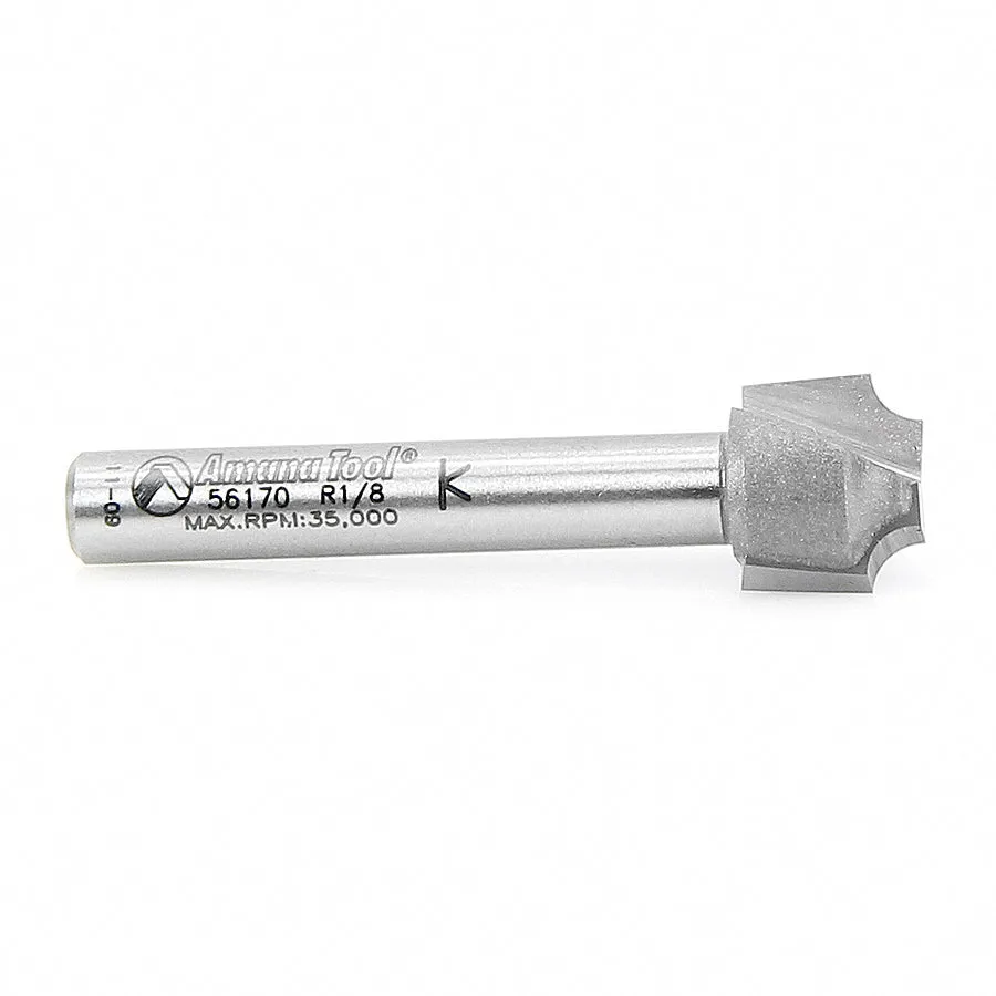 Beading Groove Router Bit | 1⁄8 Radius x 1⁄2 Dia x 3⁄8 x 1⁄4" Shank | 56170 | 738685561706