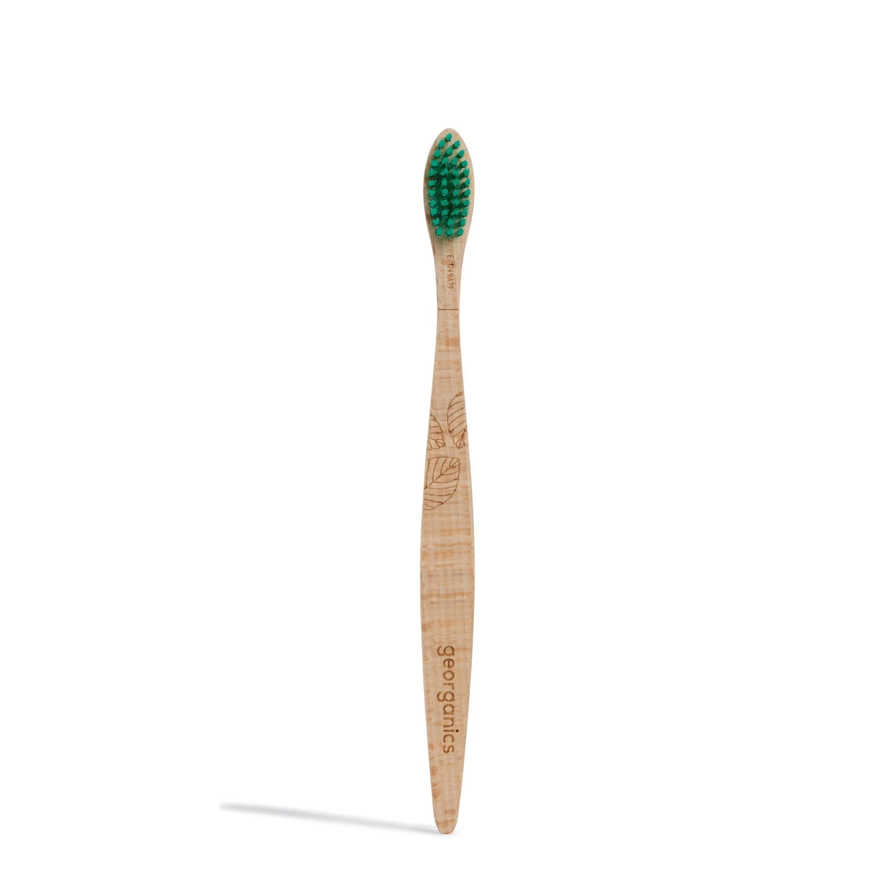 Beechwood Toothbrush, Wooden Toothbrush, Medium Bristles, Georganics