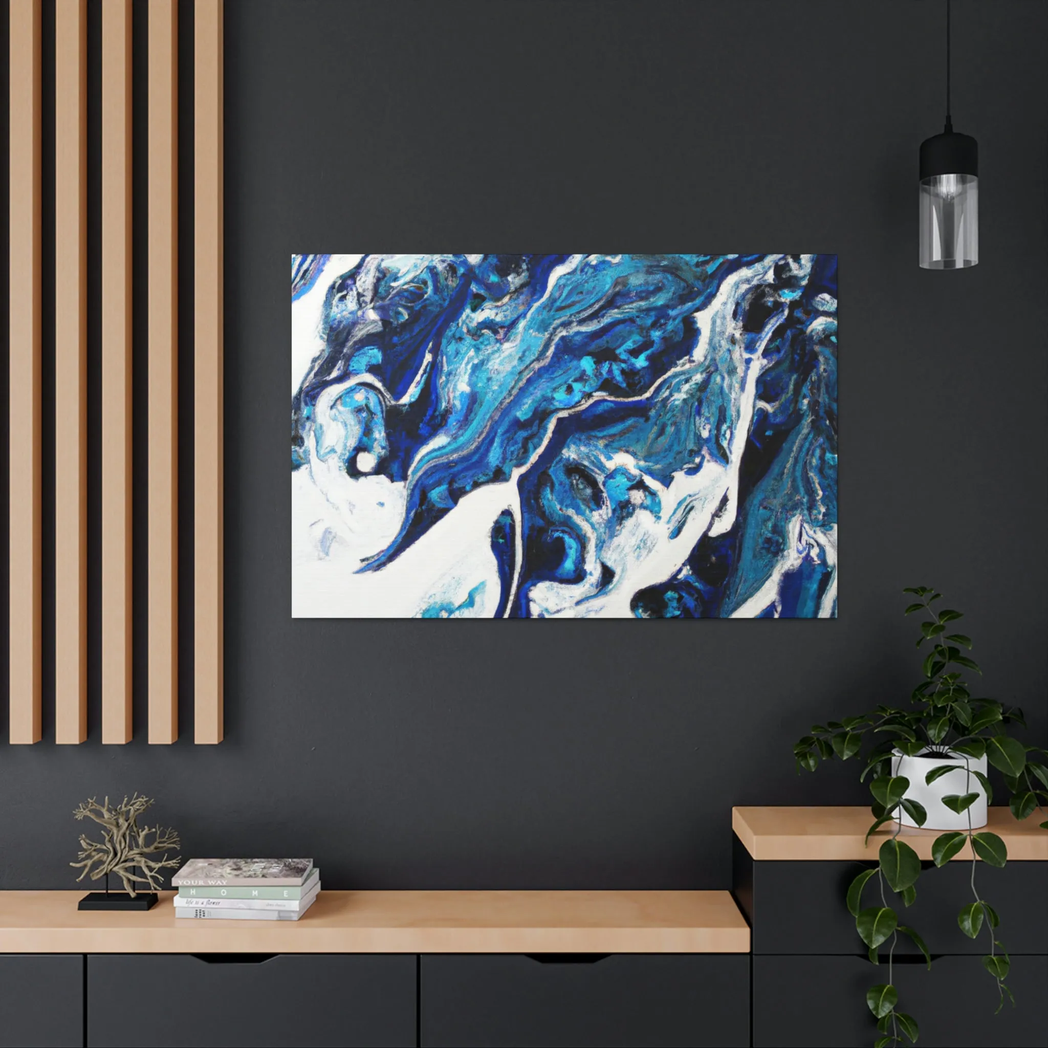 Blue Mist. - Canvas