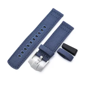 Blue Quick Release Canvas watch strap