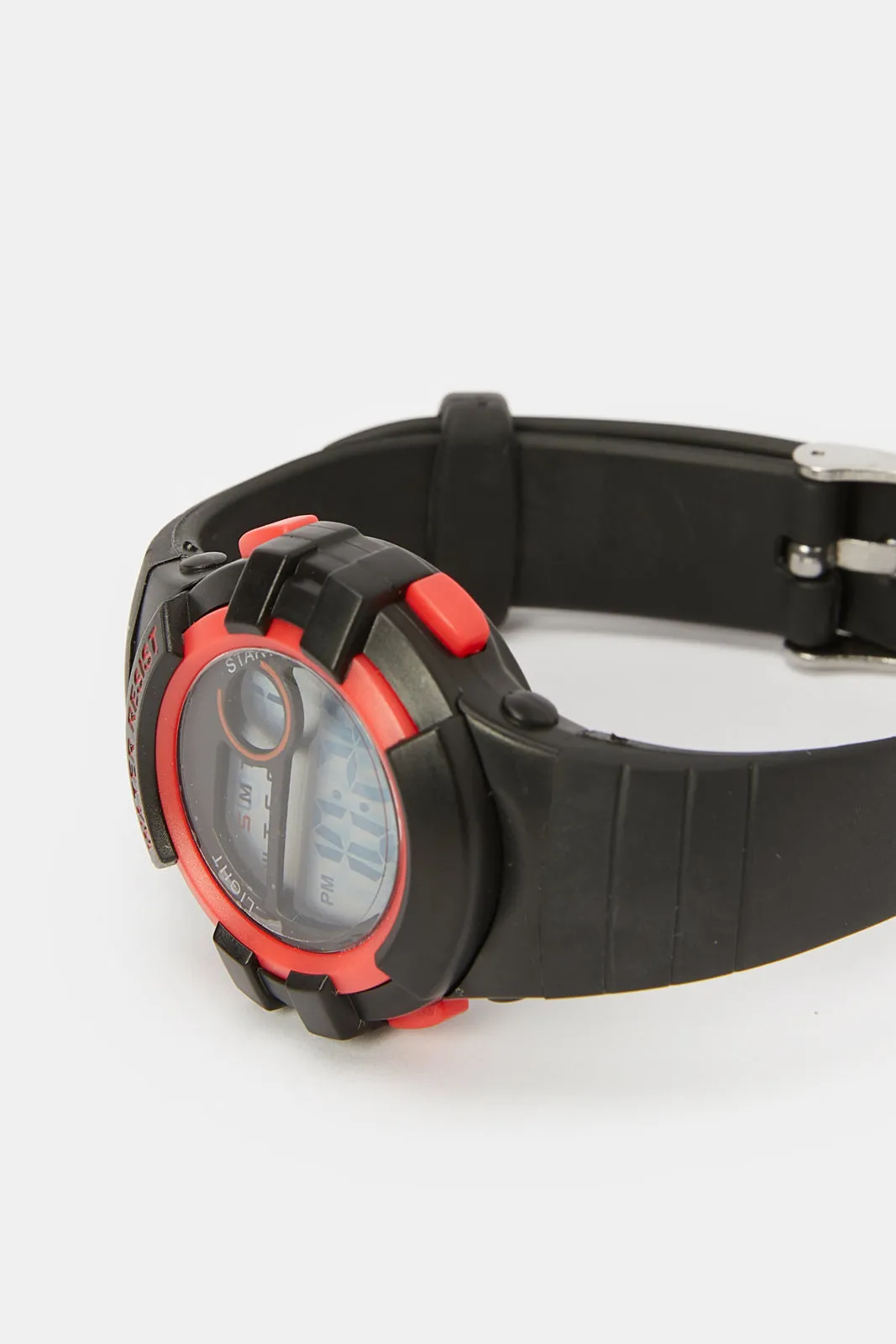 Boys Black And Red Multi-Functional Digital Watch