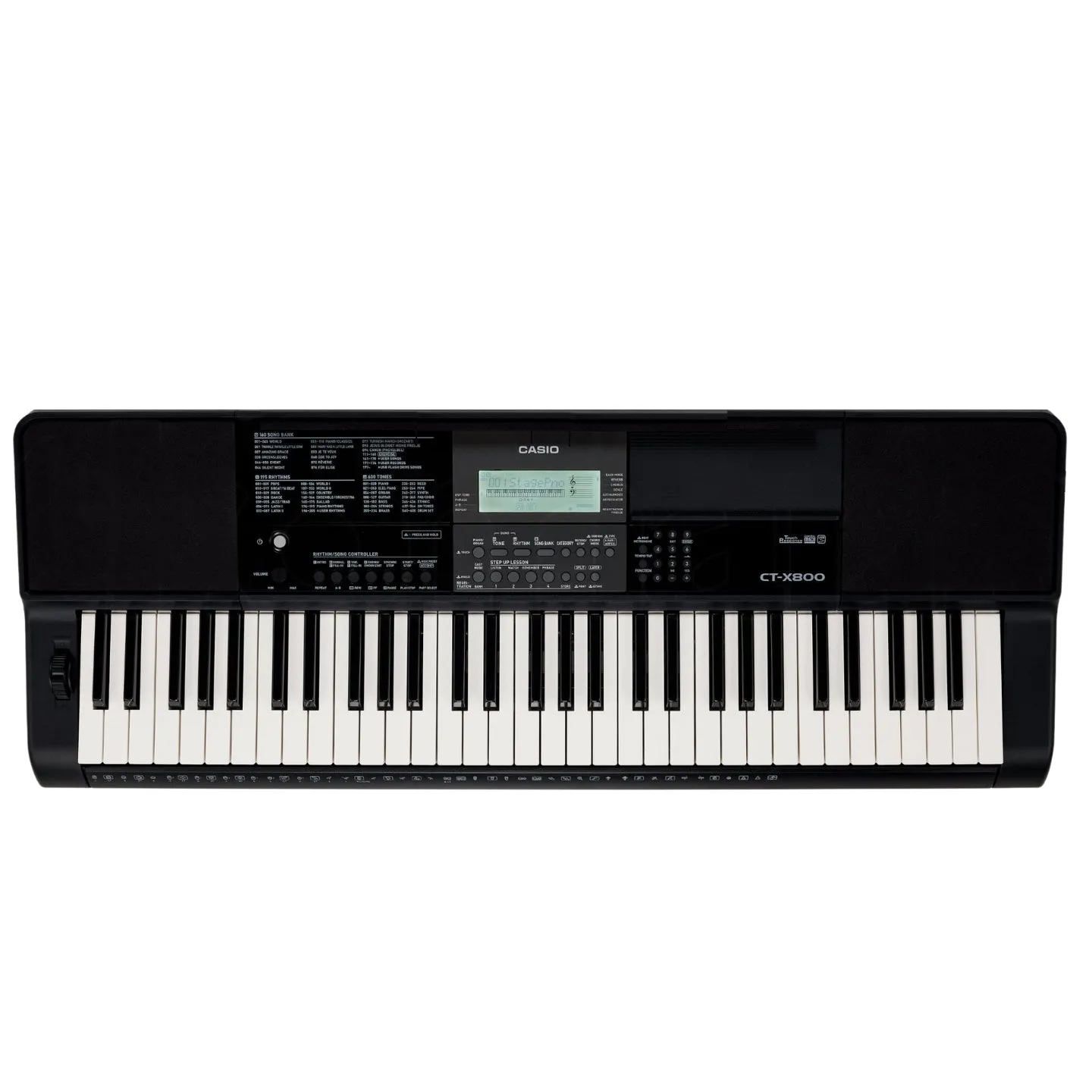 Casio CT-X800 61 Key Touch Sensitive Piano Keyboard with Pitch Bend Wheel, Auto-Harmonize, Grading and Voice Instruction, Music Presets, Auto-Accompaniment & Arpeggiator