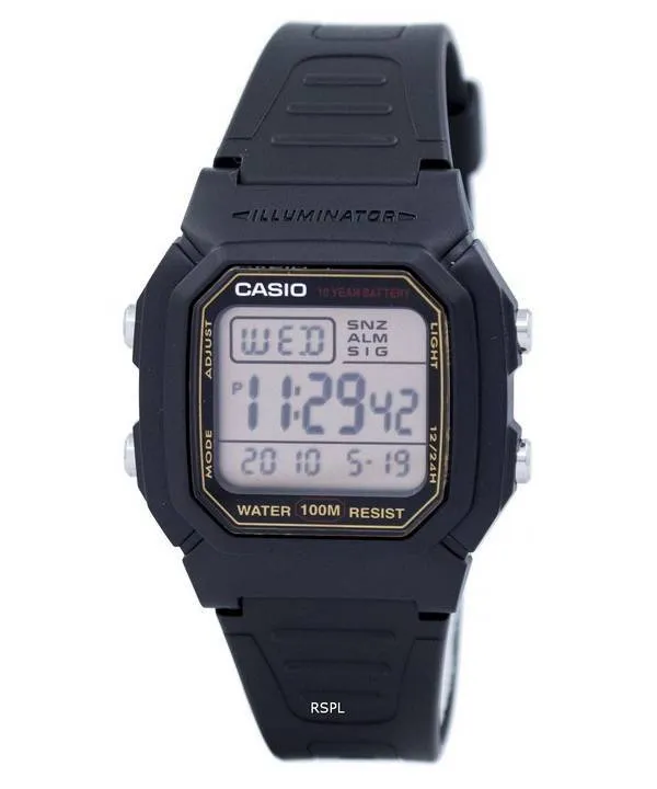 Casio Digital Alarm Illuminator W-800HG-9AVDF W-800HG-9AV Men's Watch