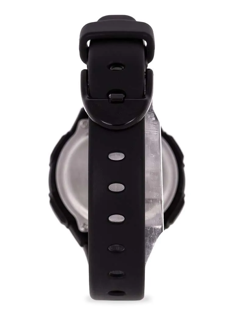 Casio LW-203-1AVDF Digital Black Resin Strap Watch for Women