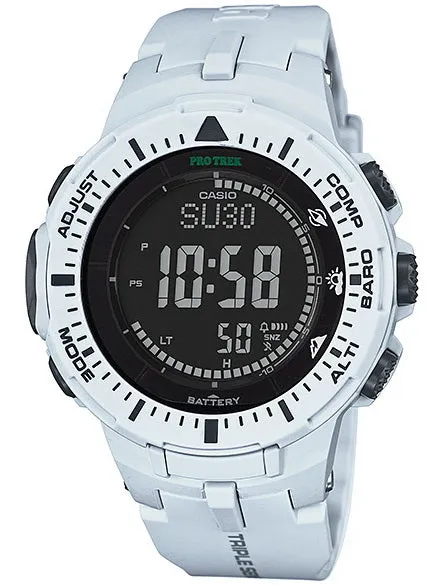 Casio Protrek Triple Sensor Digital Tough Solar Men's Watch PRG-300-7D