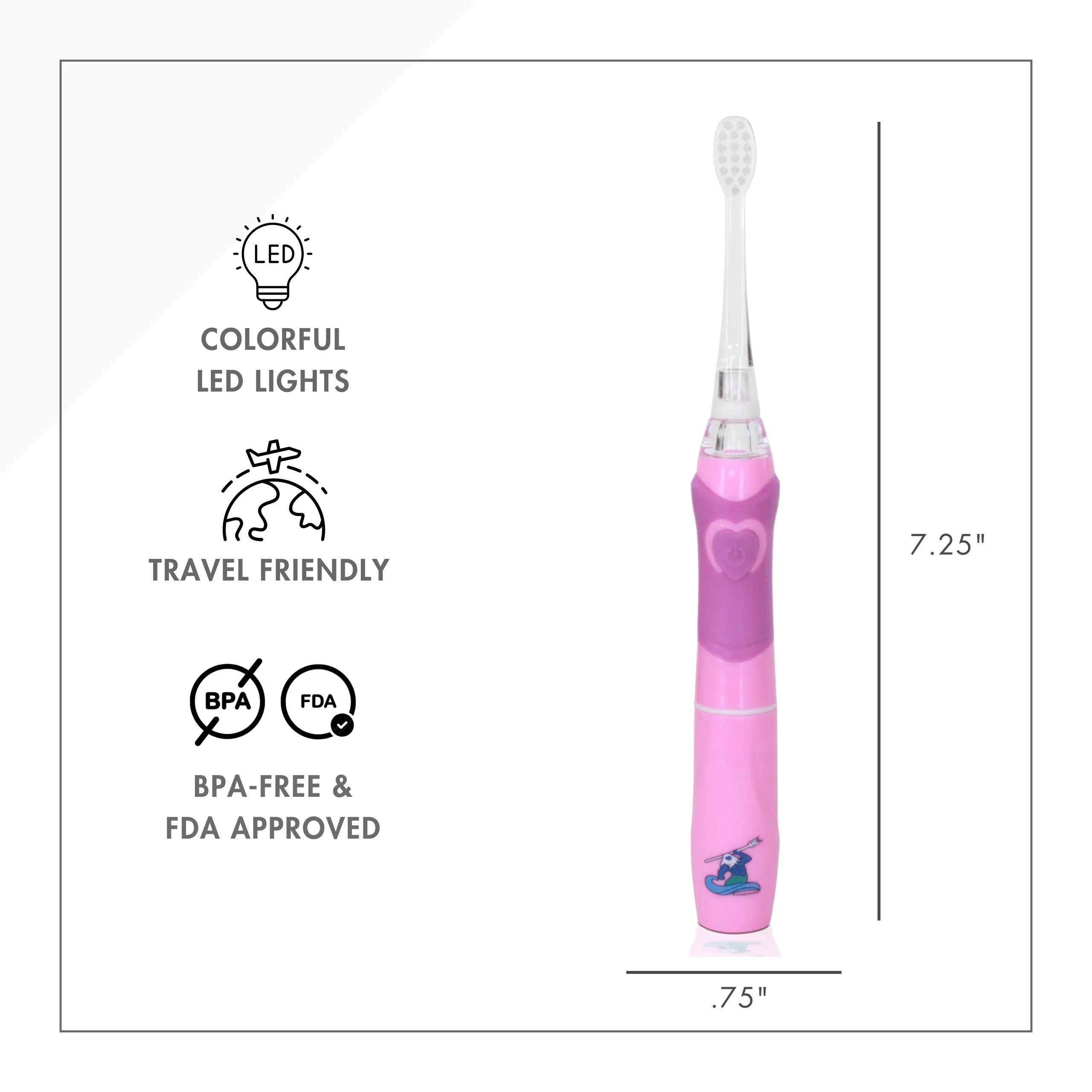 Childrens Sonic LED Toothbrush