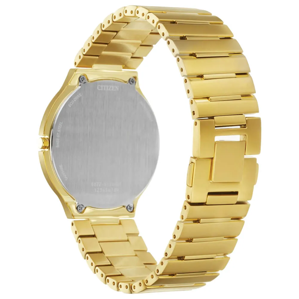 Citizen Stiletto Yellow Gold-tone Stainless Steel Men's Watch AR3112-57E