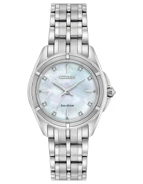 Citizen Womens Signature Prezia Diamond Watch - MOP Dial - Bracelet - 100m