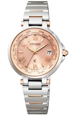 Citizen xC Happy Flight Eco-Drive Radio Controlled Ladies Watch EC1014-65W