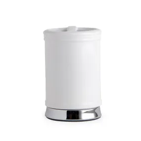 Classic White Chrome Bath Accessories, Toothbrush Holder