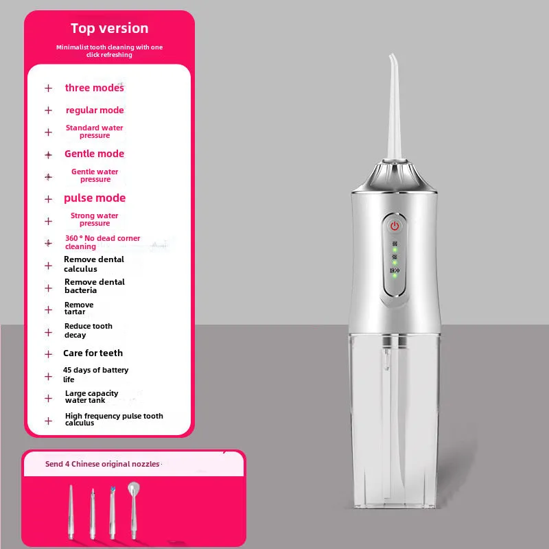 Cordless Water Flosser Teeth Cleaner