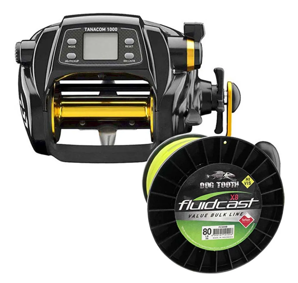 Daiwa Tanacom 1000 Electric Reel With Line