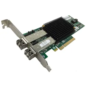 Dell Emulex LPE12002 Dual Port 8GB SFP  FC-HBA x8 PCIe Full Height | C856M