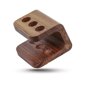 DESIGNER GENUINE TEAK TOOTHBRUSH HOLDER