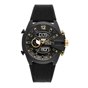 Diesel Mega Chief Black Analogue-Digital Watch DZ4552