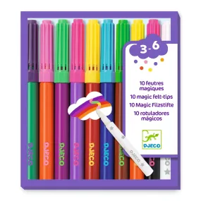 Djeco 10 Magic Felt Tip Pens