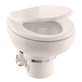 Dometic MasterFlush MF 7120 - Bone - Electric Macerating Toilet w/Orbit Base  Slow Close Seat - Freshwater - 12V [9610007272]