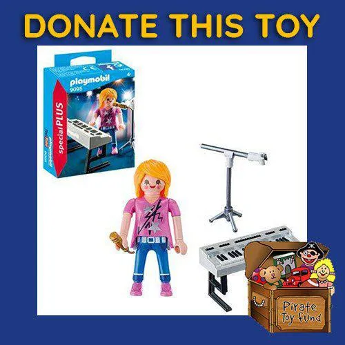 DONATE THIS TOY - Pirate Toy Fund -  Playmobil 9095 Special Plus Singer with Keyboard