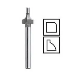 DREMEL TR 615 Routing Bit, 1/8 in Dia Cutter, 1/8 in L Cutting, 2-3/4 in OAL, 4.8 mm Dia Shank, HSS