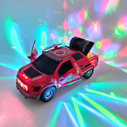 Dynamic Transforming Police Car Toy for Boys with Dance Features