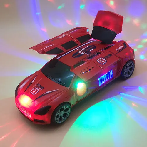 Dynamic Transforming Police Car Toy for Boys with Dance Features