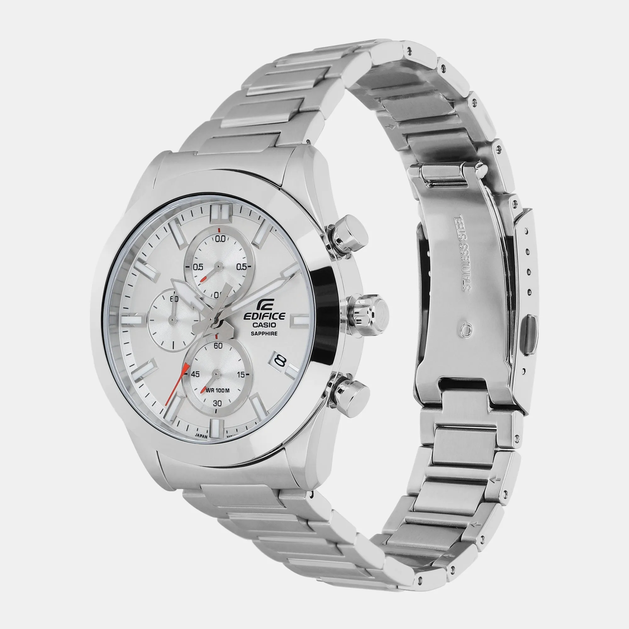 Edifice White Men's Chronograph Stainless Steel Watch ED582 - EFB-710D-7AVUDF