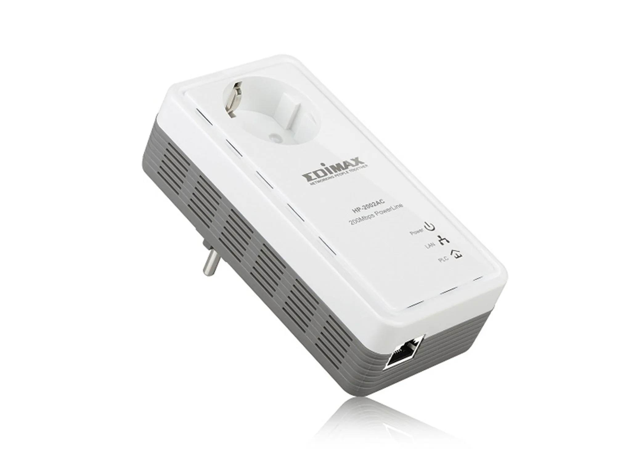 EDIMAX POWERLINE ADAPTER : 200MBPS POWERLINE ADAPTER WITH INTEGRATED POWER SOCKET