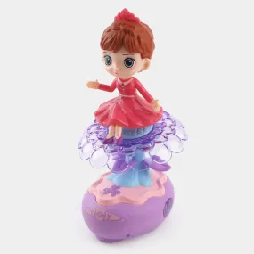 Electric 360 Rotating Petal Girl Toy