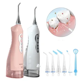 Electric Oral Irrigator Dental Water Flosser 3 Mode USB Rechargeable Family Travel Use Waterproof Water Jet Floss Teeth Cleaner 0ral irrigator