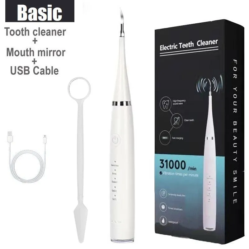 Electric Ultrasonic Teeth Cleaner Dental Scaler Dental Tooth Calculus Stains Tartar Remover Oral Irrigator Teeth Whitening Tool 0ral irrigator