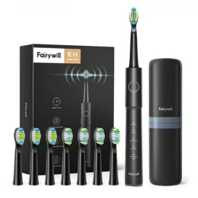 Fairywill Electric Tooth Brush Black E11-B