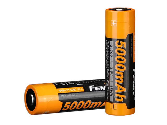 Fenix ARB-L21-5000v2 Rechargeable 5000mAh 21700 Li-ion Battery