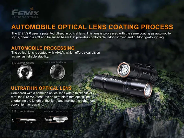 FENIX E12 V2.0 AA FLASHLIGHT