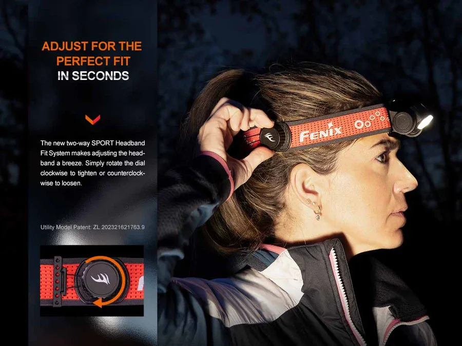 Fenix HM65R-T Run / Race Headlamp V2.0 Nebula