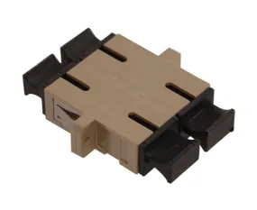 Fiber Optic Adapter, Multimode, SC/PC Duplex Adapter