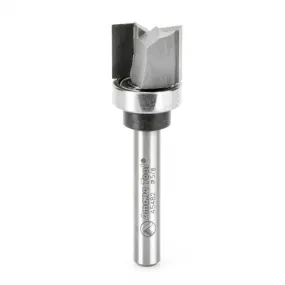 Flush Trim Plunge Router Bit | Various Dia x 1⁄2 x 1⁄4 Shank with Upper BB | 45482 | 738685945483