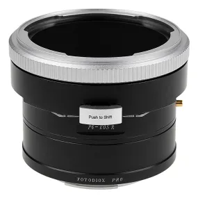 Fotodiox Pro Lens Mount Shift Adapter - Compatible With Pentacon 6 (Kiev 66) Mount Lens to Canon RF Mount Mirrorless Camera Body