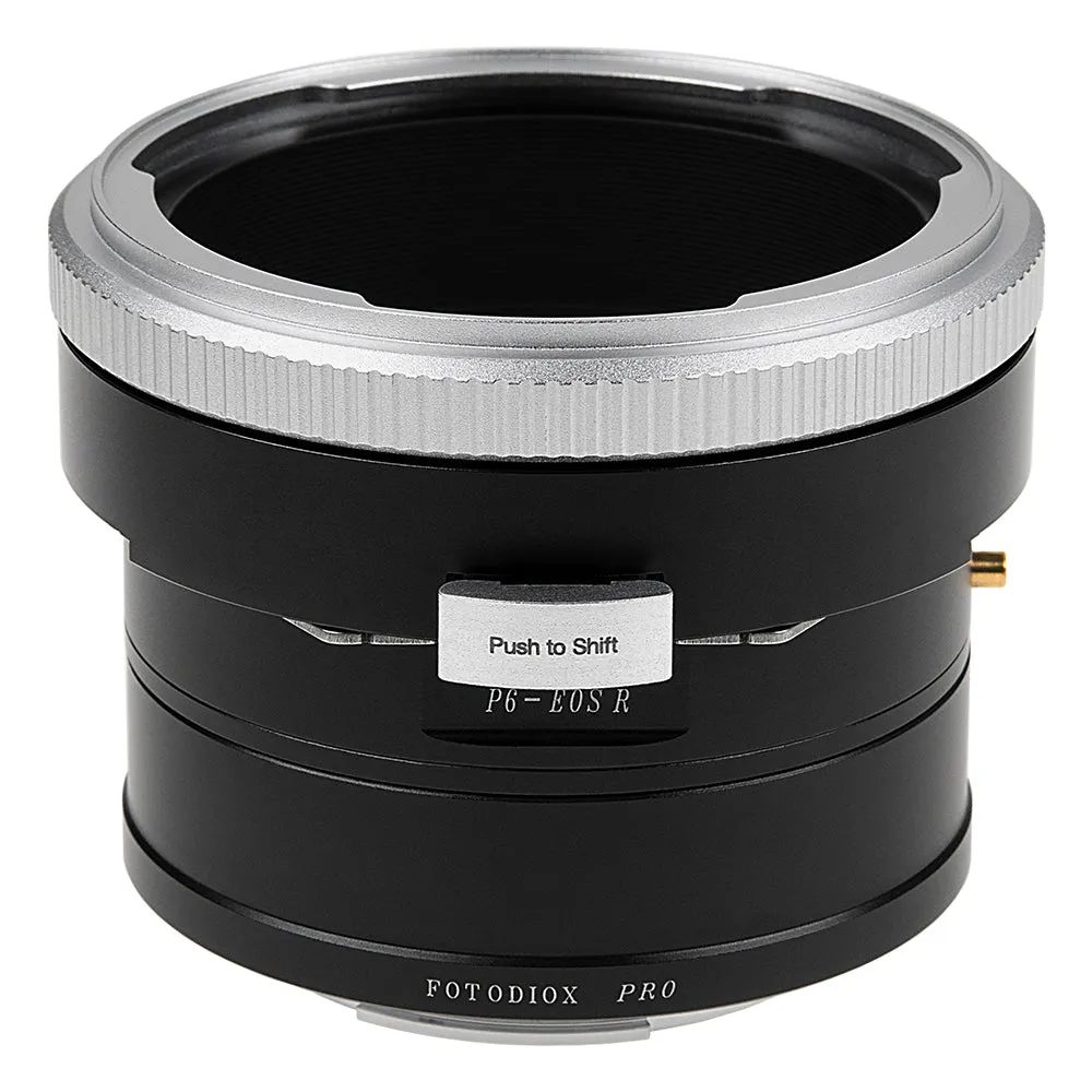 Fotodiox Pro Lens Mount Shift Adapter - Compatible With Pentacon 6 (Kiev 66) Mount Lens to Canon RF Mount Mirrorless Camera Body