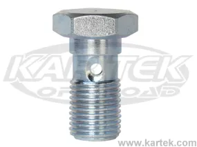 Fragola Banjo Adapter Fitting 7/16"-20 Thread Steel Bolts