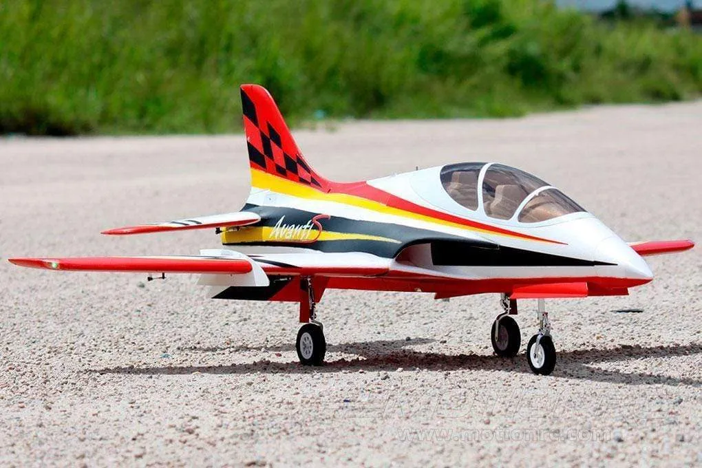 Freewing Avanti S Red High Performance 80mm EDF Ultimate Sport Jet - PNP