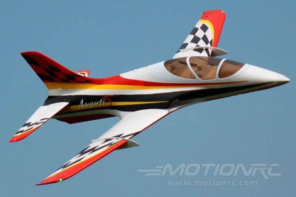 Freewing Avanti S Red High Performance 80mm EDF Ultimate Sport Jet - PNP