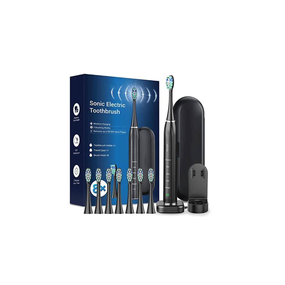 Get a Cleaner, Fresher Breath with the Smart Sonic Dental Care Toothbrush!